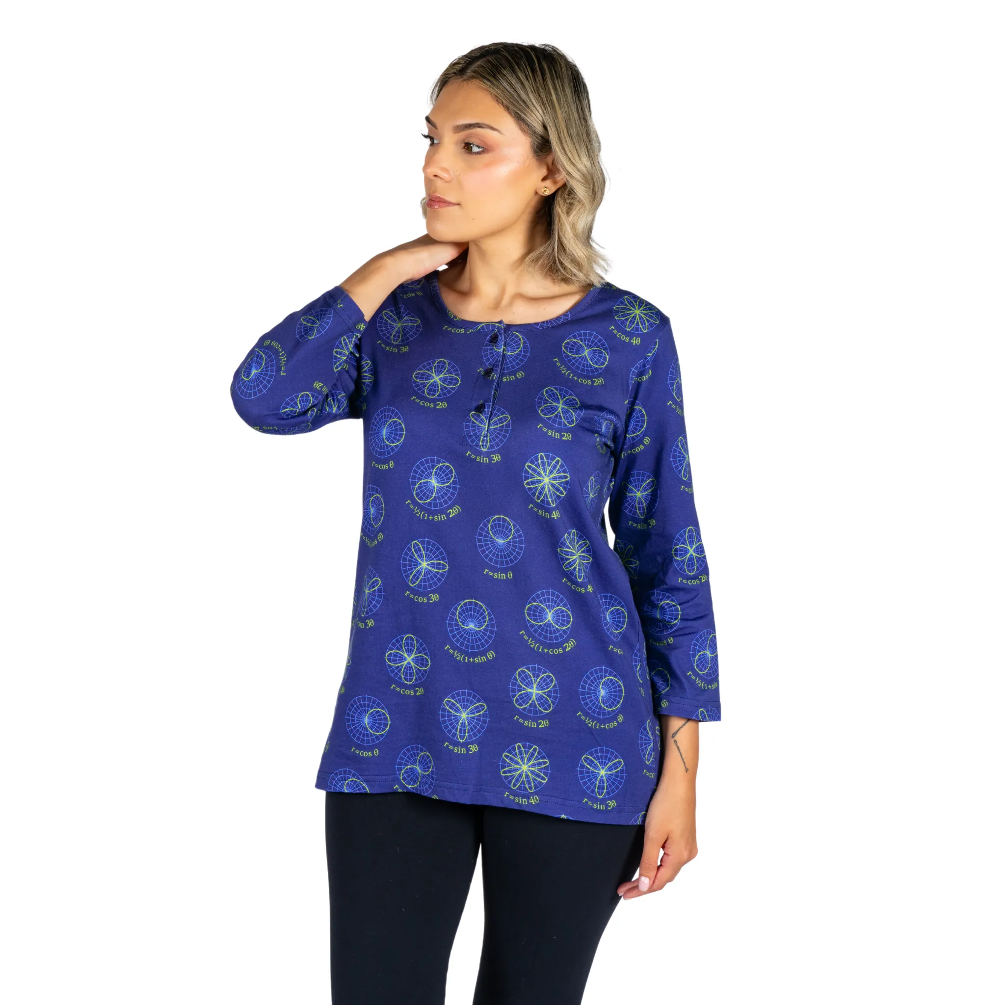 Graphs of Polar Equations Tunic Top [FINAL SALE]