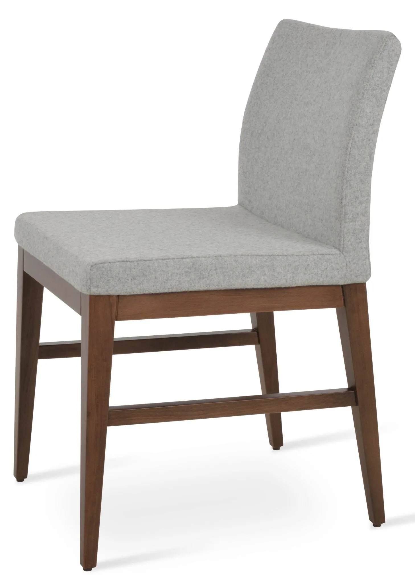 Grey Fabric Chairs Aria Wood