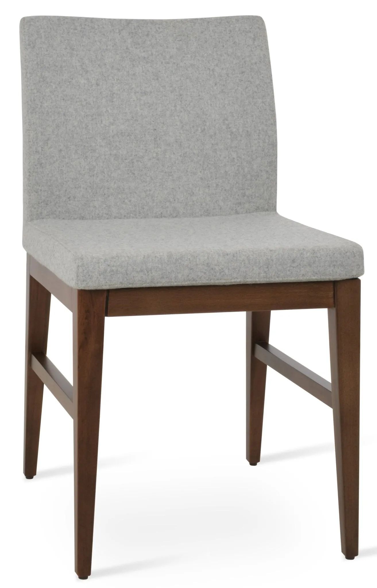 Grey Fabric Chairs Aria Wood