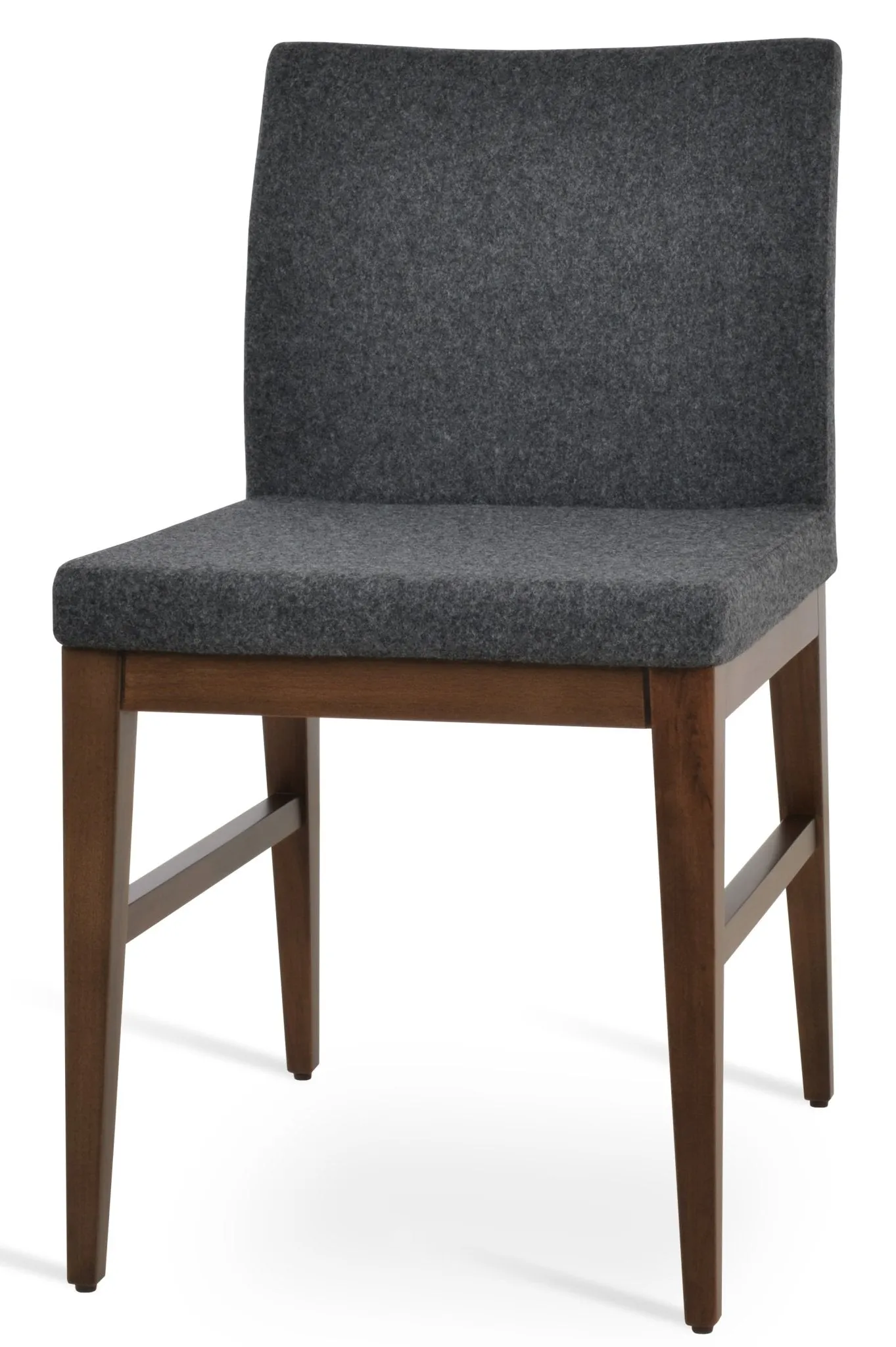 Grey Fabric Chairs Aria Wood