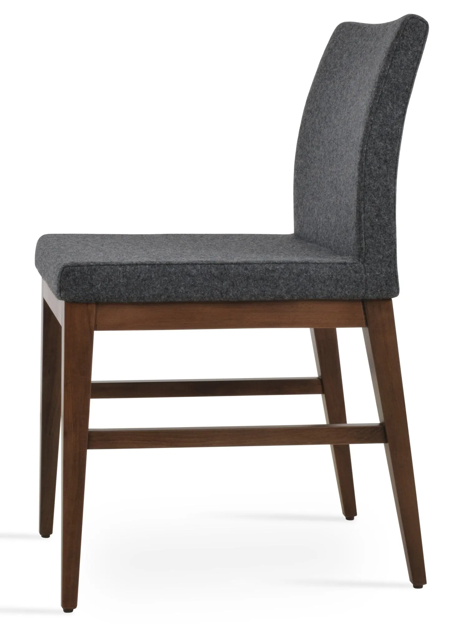 Grey Fabric Chairs Aria Wood