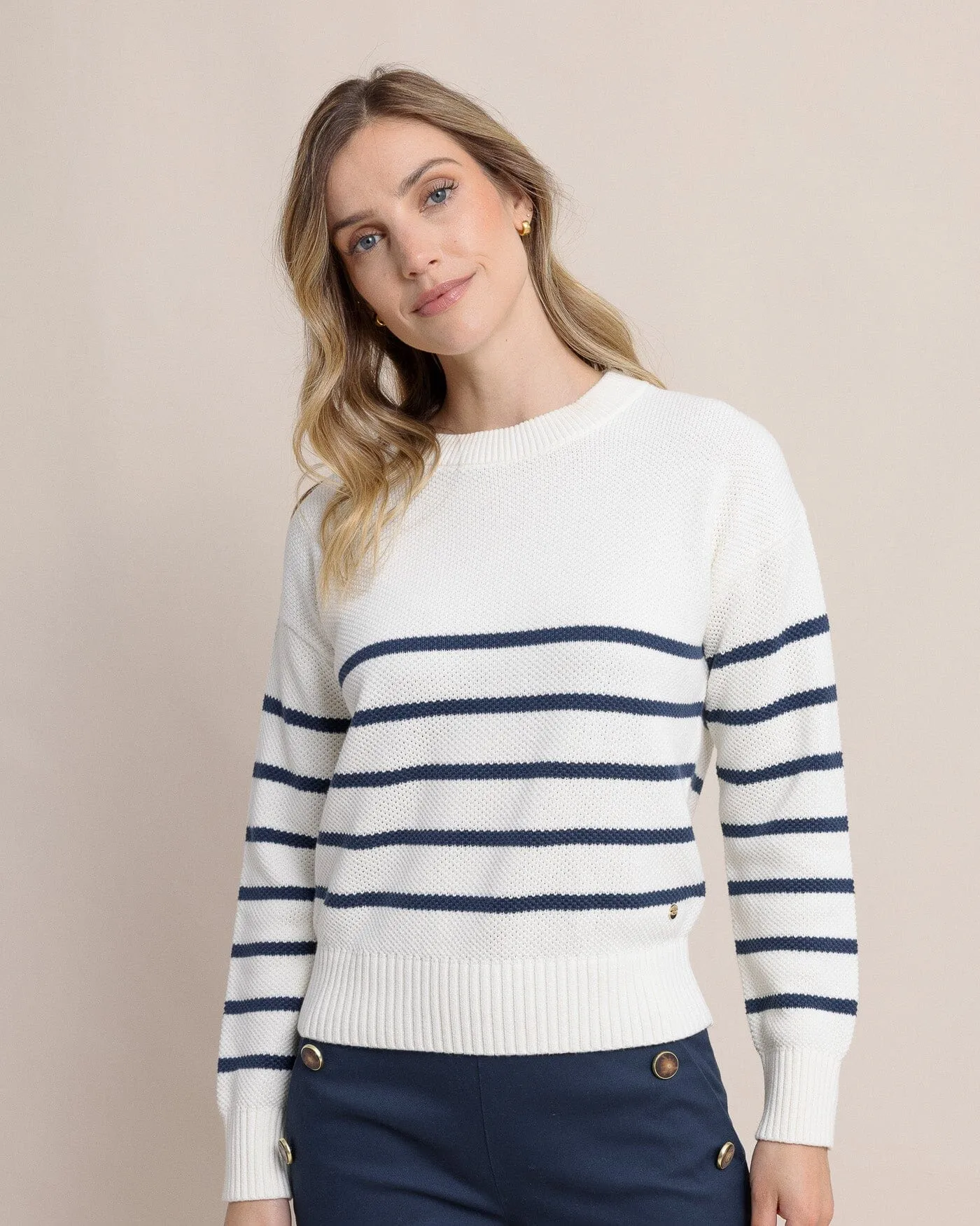 Haisley Stripe Crewneck Sweater