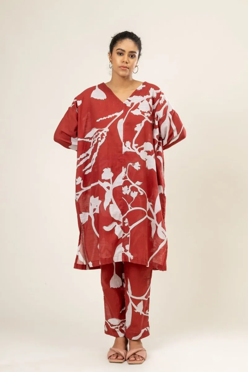 Helen Upcycled Cotton Kaftan Set