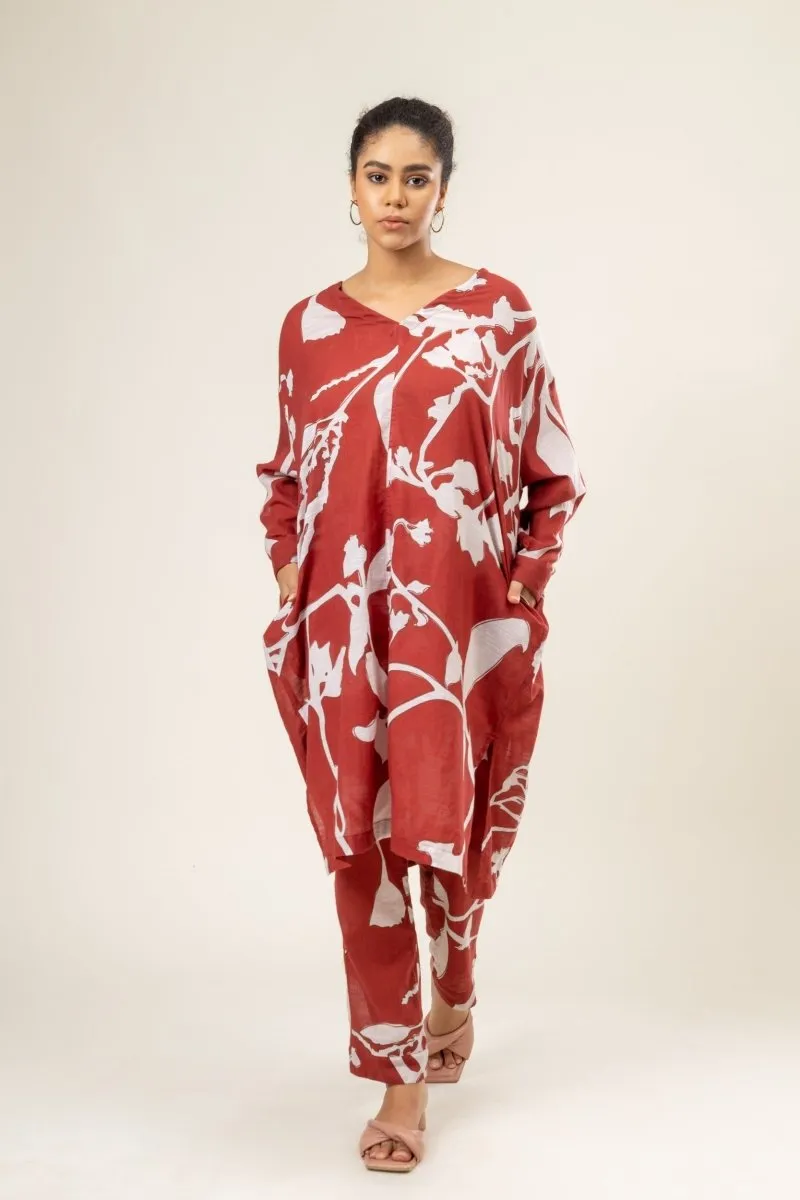 Helen Upcycled Cotton Kaftan Set