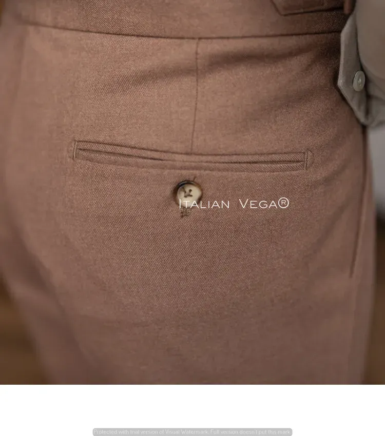 Italian Khakhi Signature Gurkha Pants by Italian Vega®