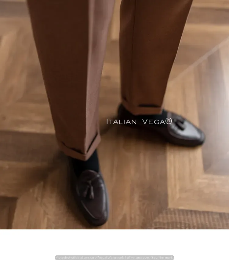 Italian Khakhi Signature Gurkha Pants by Italian Vega®