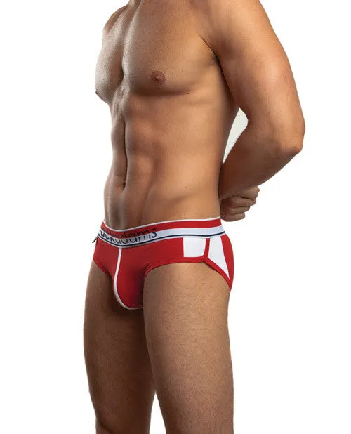 Jack Adams Relay Brief Red-white Sm