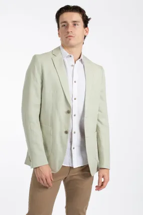 Leek Patch Pocket Linen Blazer