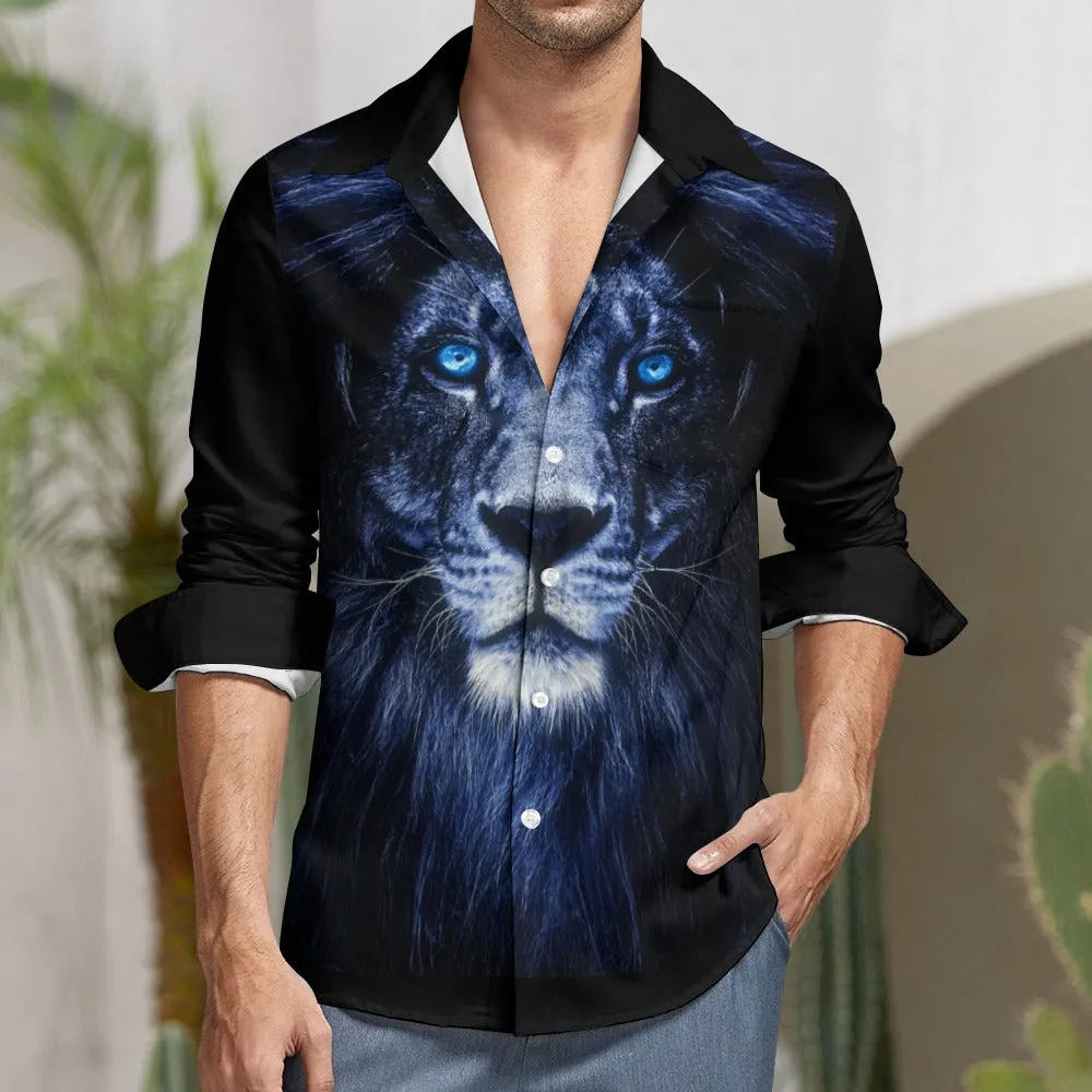 Lion of Judah One Pocket Long Sleeve Shirt