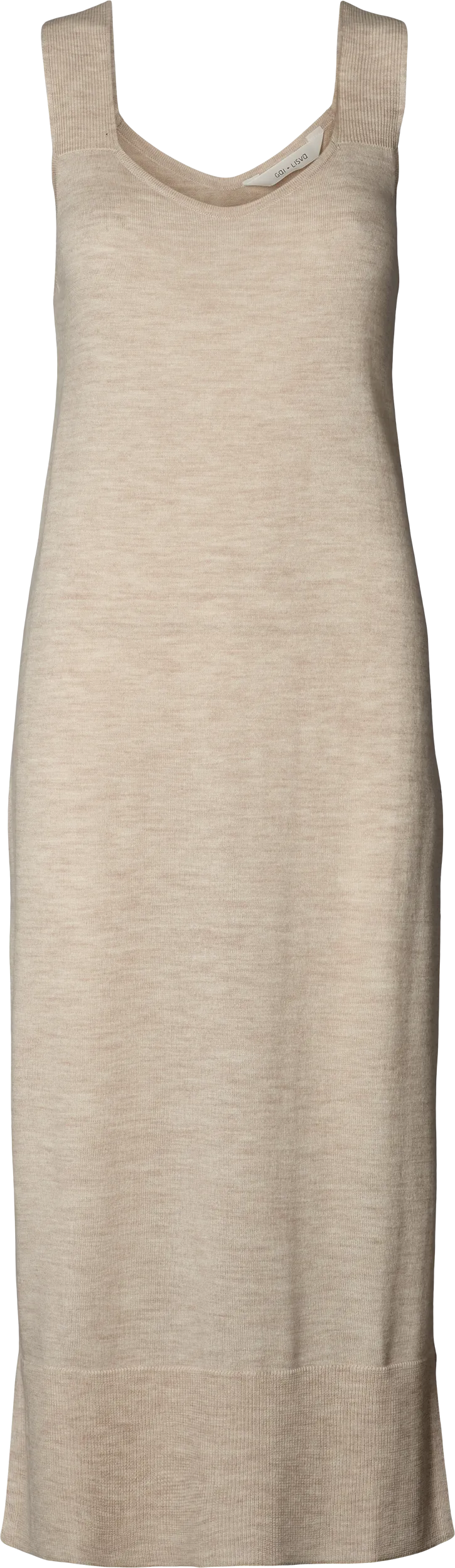 Maj Knit Dress - Nougat Melange