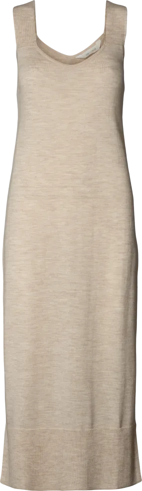 Maj Knit Dress - Nougat Melange