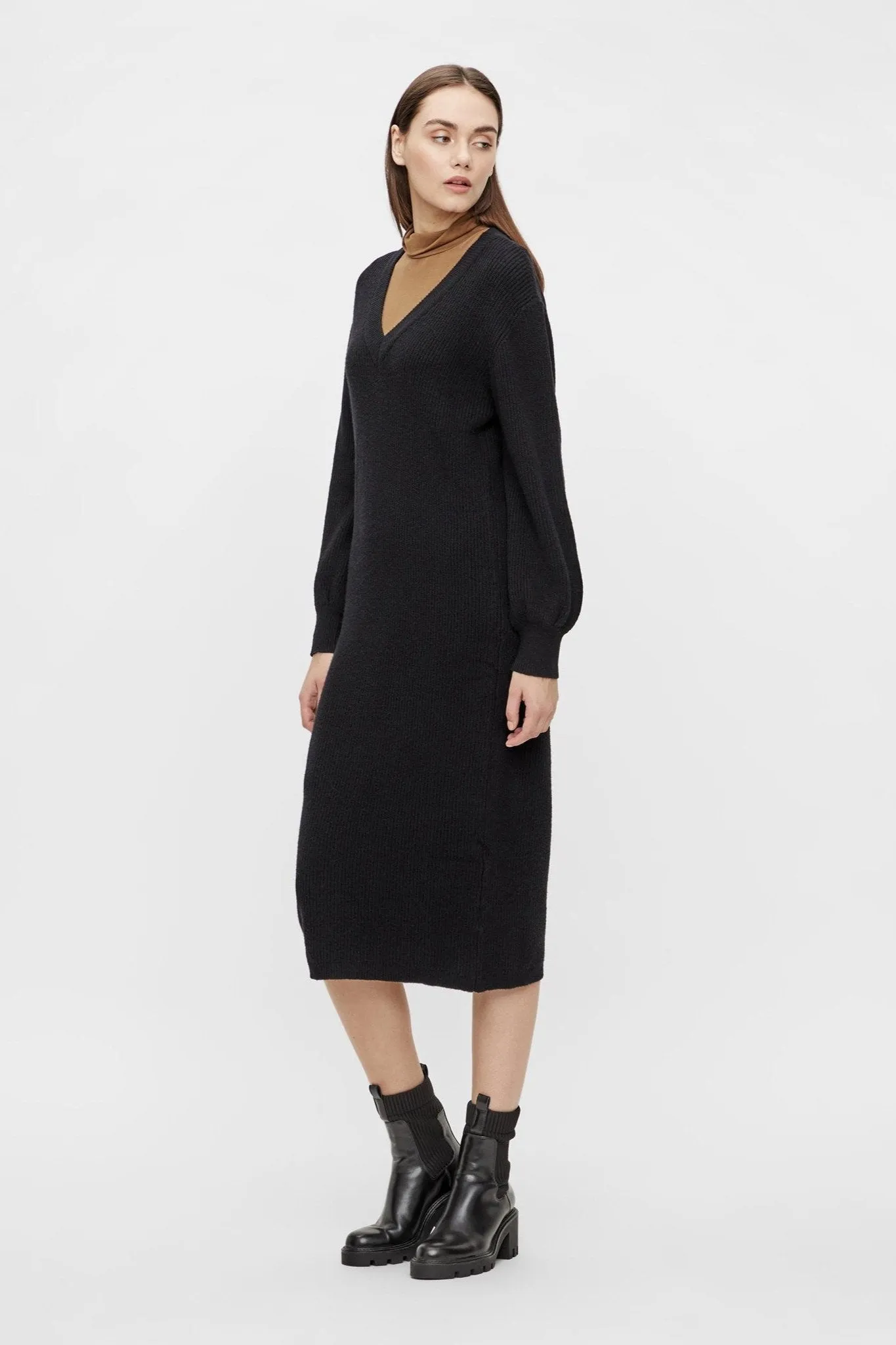 Malena Knit Dress - Black