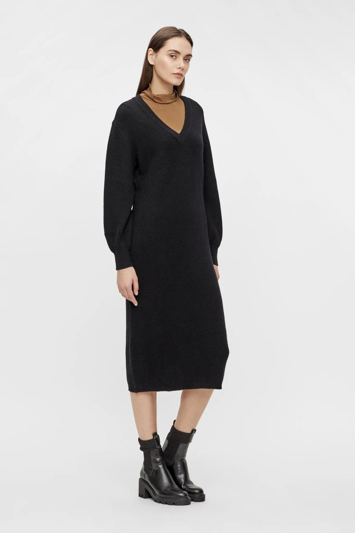 Malena Knit Dress - Black