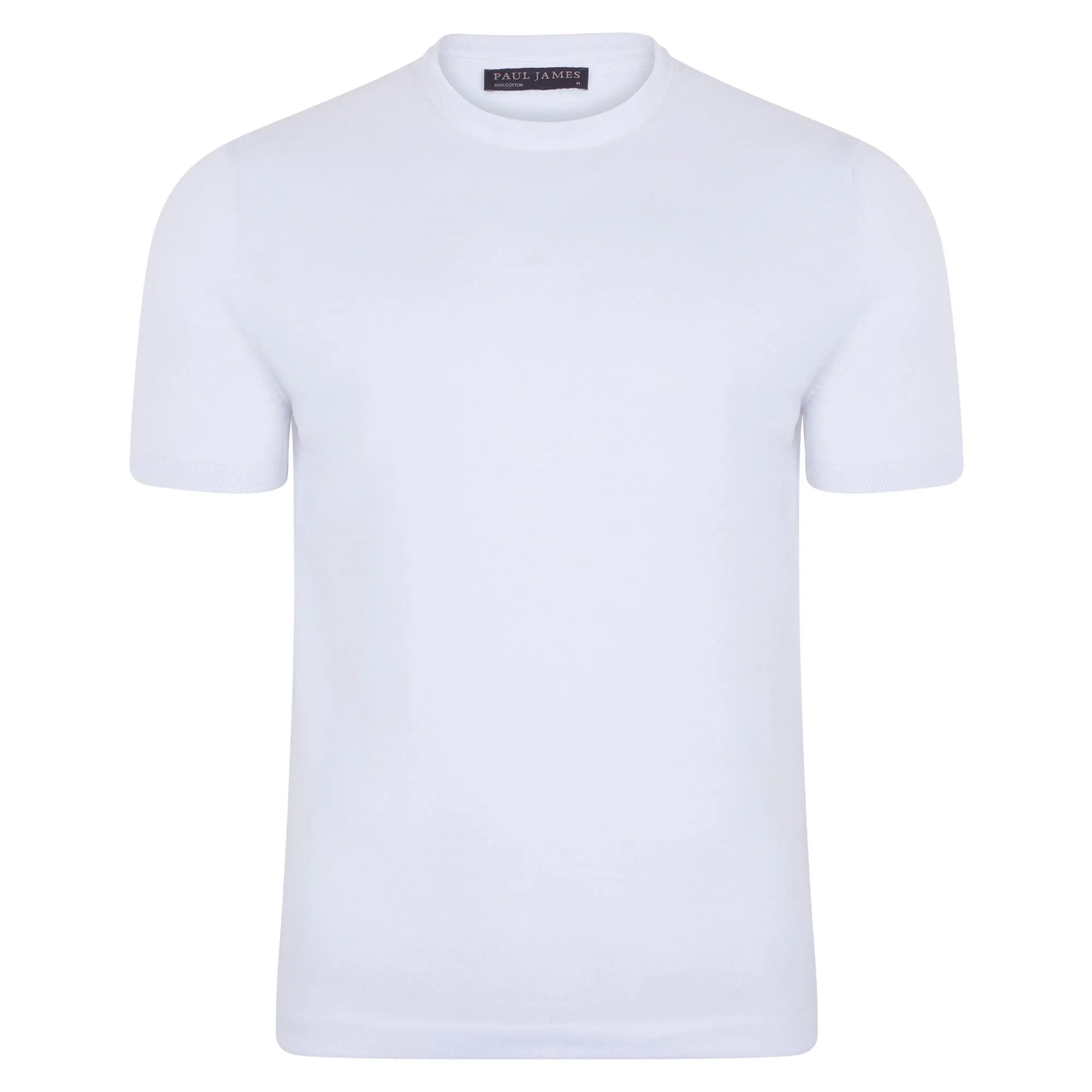 Mens Ultra Fine Cotton Knitted T-Shirt