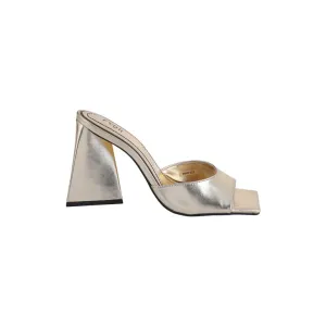 Metallic Pyramid Heel Sandal BWR 021