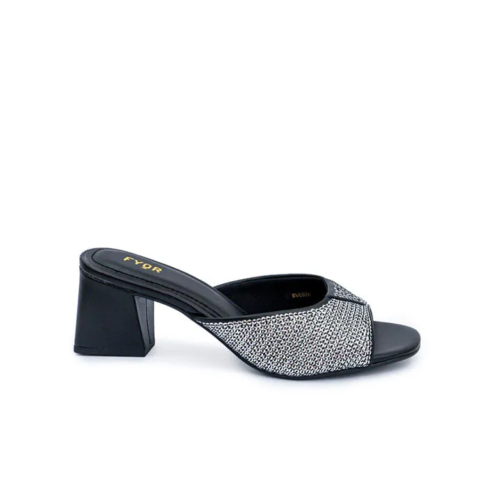 Metallic Sequins Mule Sandal BVL 026