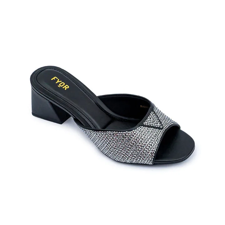 Metallic Sequins Mule Sandal BVL 026