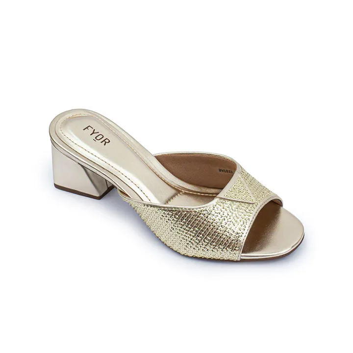 Metallic Sequins Mule Sandal BVL 026