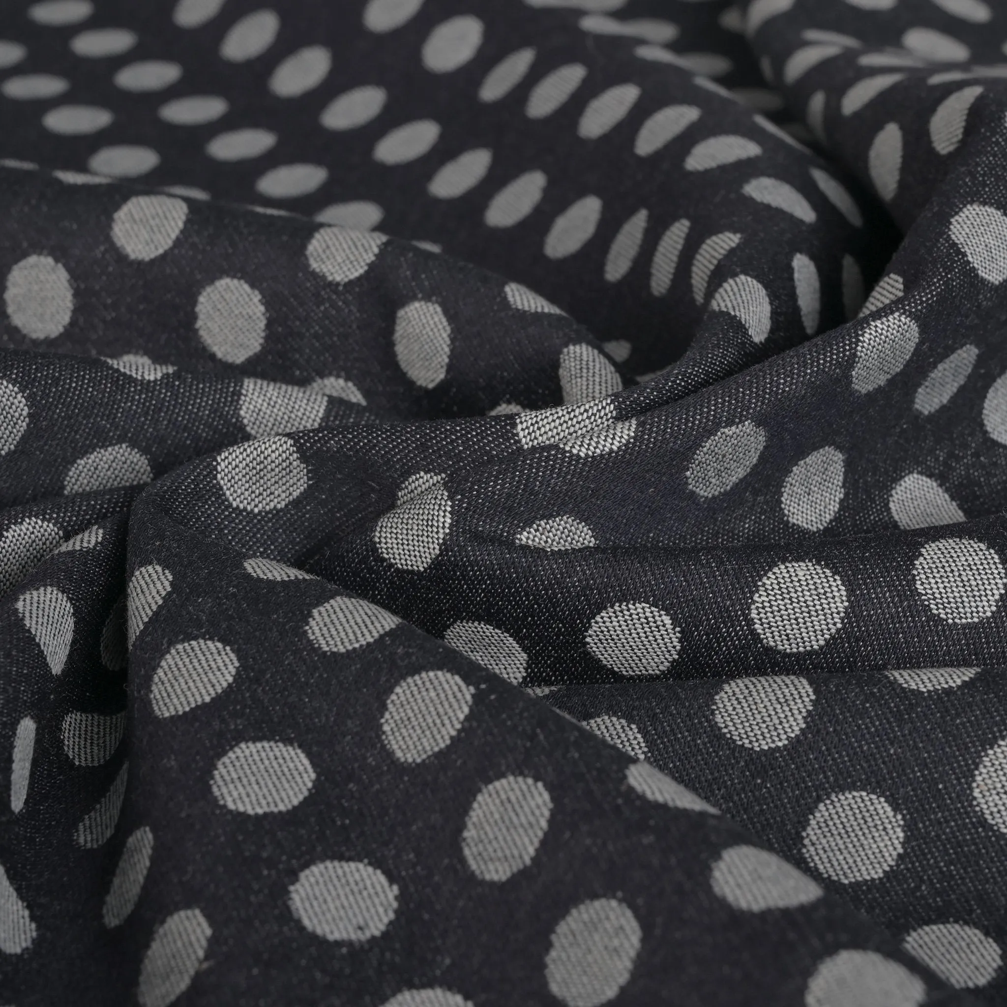 Midnight Polkadot Denim - 96911