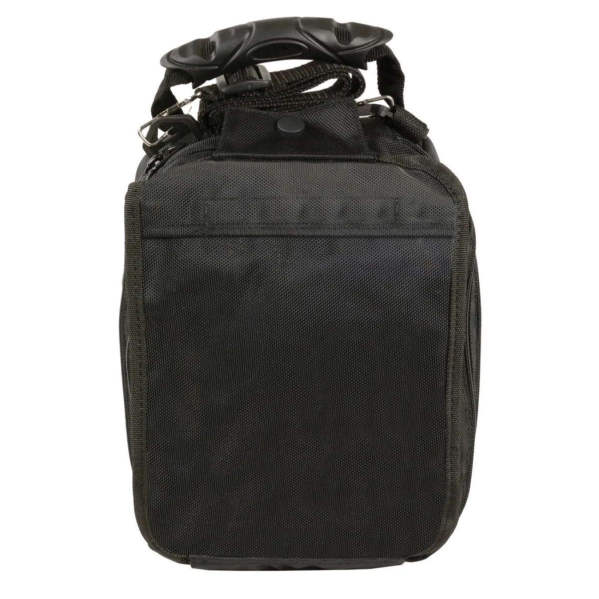 Milwaukee Leather SH675 Black Medium Textile Magnetic Tank Bag with