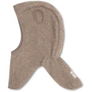 Mini A ture Grey Brown Jeffi Teddy Fleece Balaclava