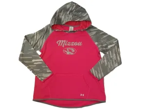 Missouri Tigers Under Armour Coldgear GIRLS Hot Pink Hoodie Sweatshirt (XL)