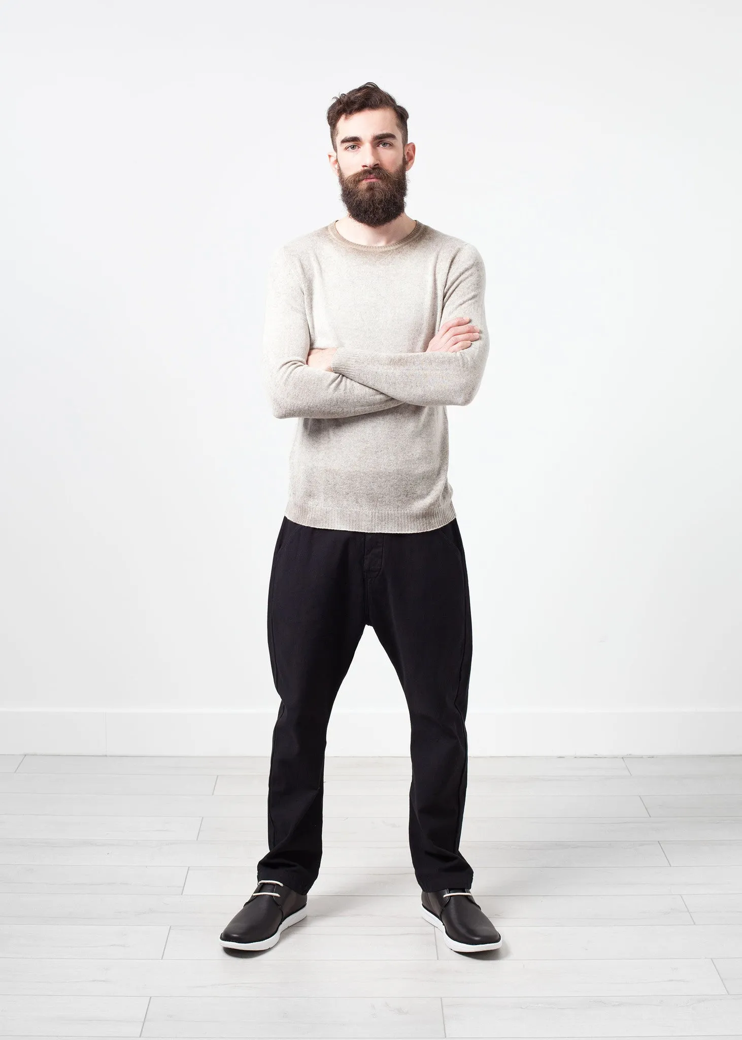 Mottled Cashmere Crewneck