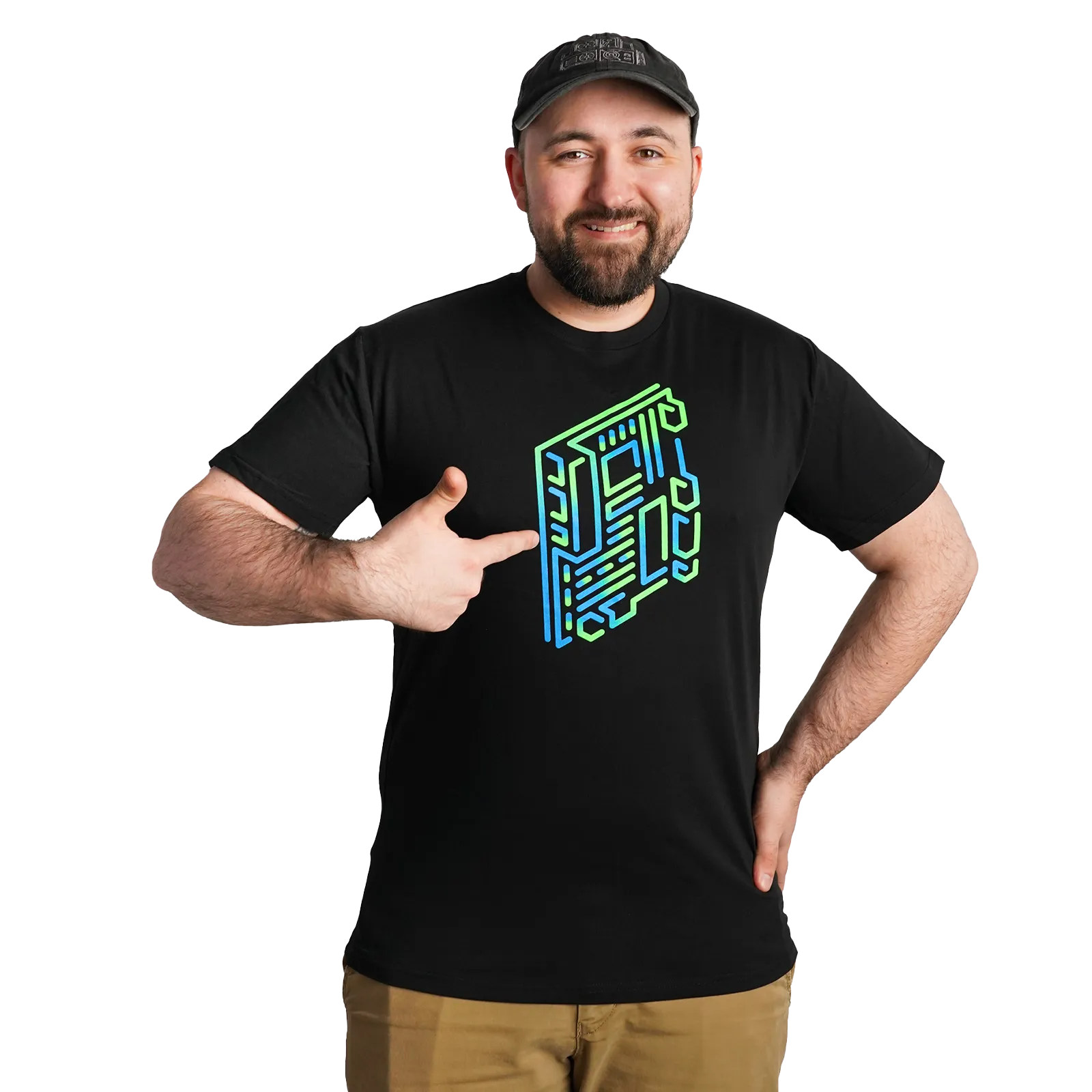 Neon Motherboard T-shirt