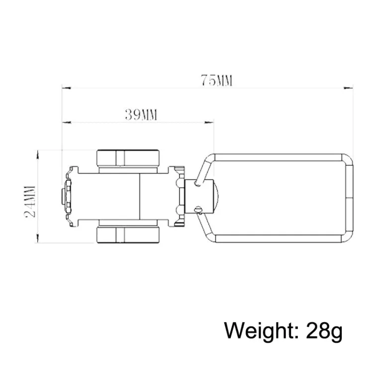 Outdoor Flat Gas Tank Outdoor Supplies Gas Tank Inflatable Valve(As Show)