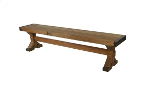 Outdoor Quality X-Frame Farmhouse Bench