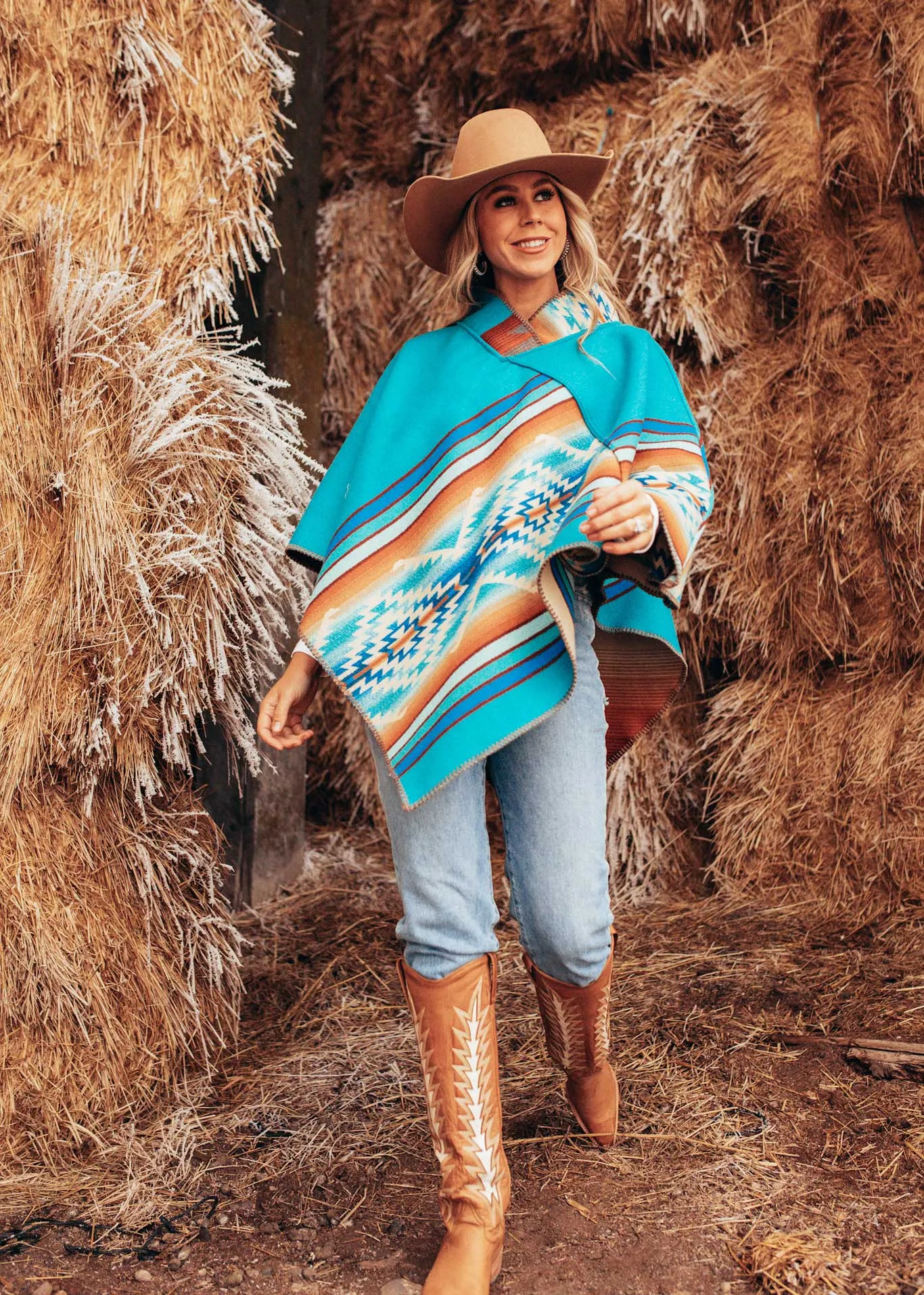 Pagosa Springs Poncho - Reversible