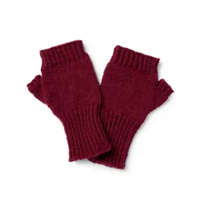 Patons Fingerless Knit Gloves