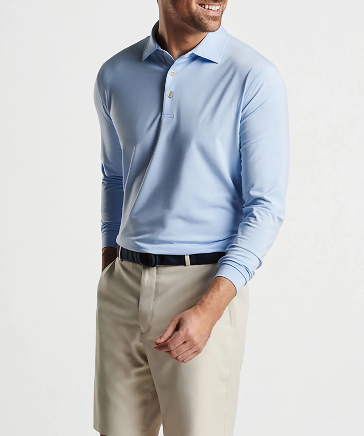 Peter Millar Long Sleeve Jubilee Performance Polo Shirt