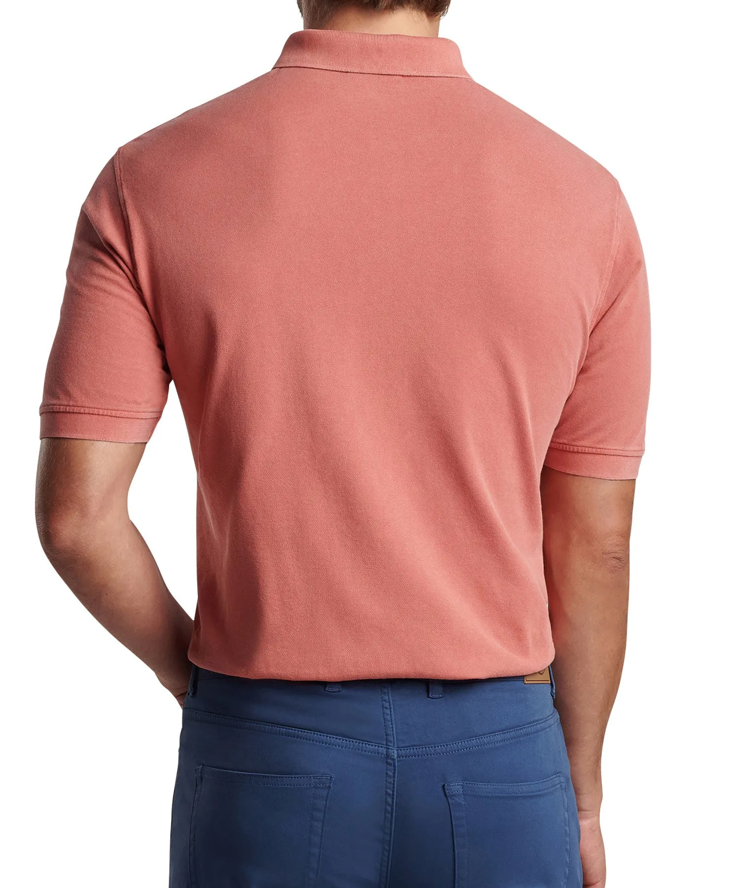 Peter Millar Short Sleeve Sunrise Pique Polo Knit Shirt