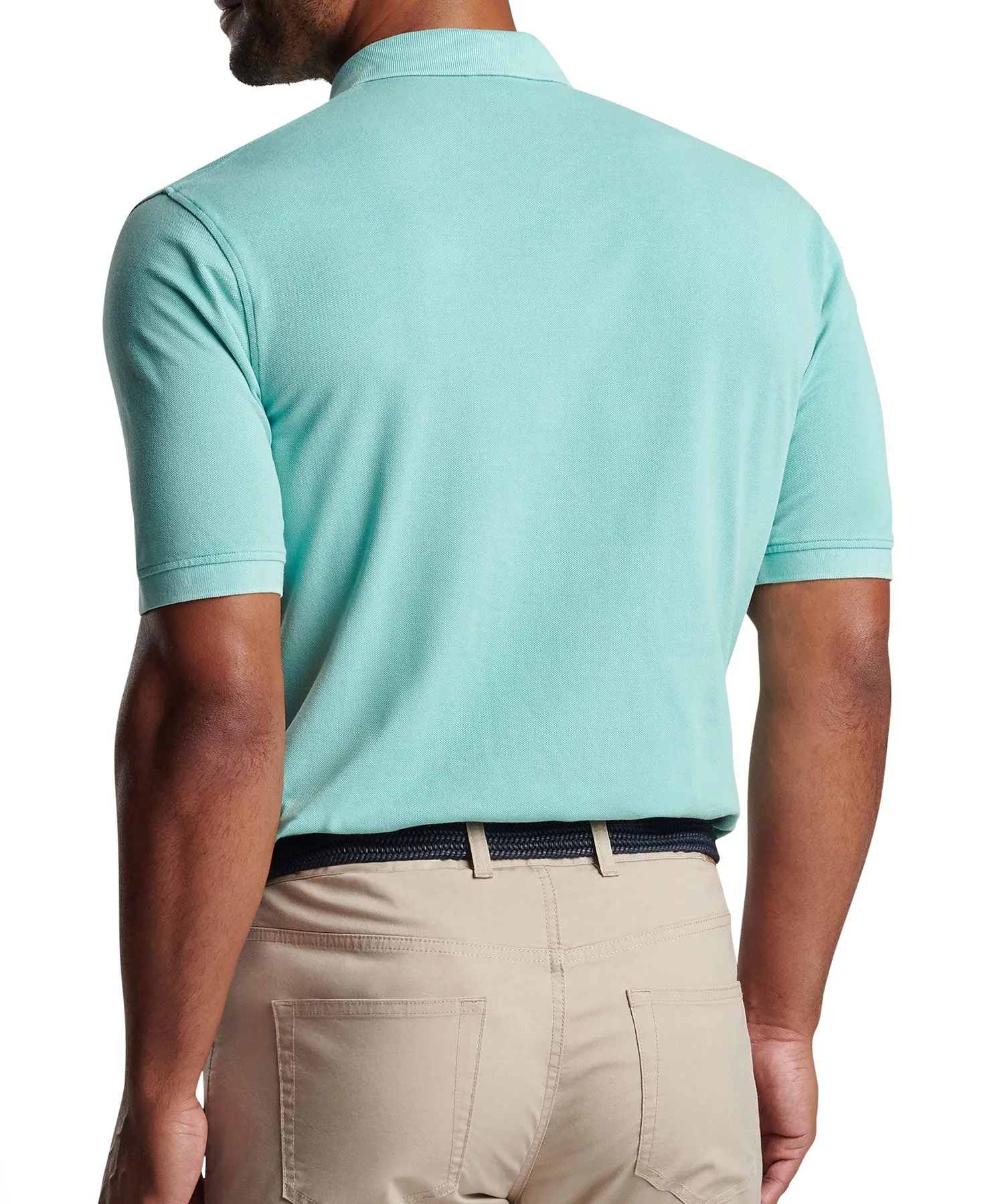 Peter Millar Short Sleeve Sunrise Pique Polo Knit Shirt