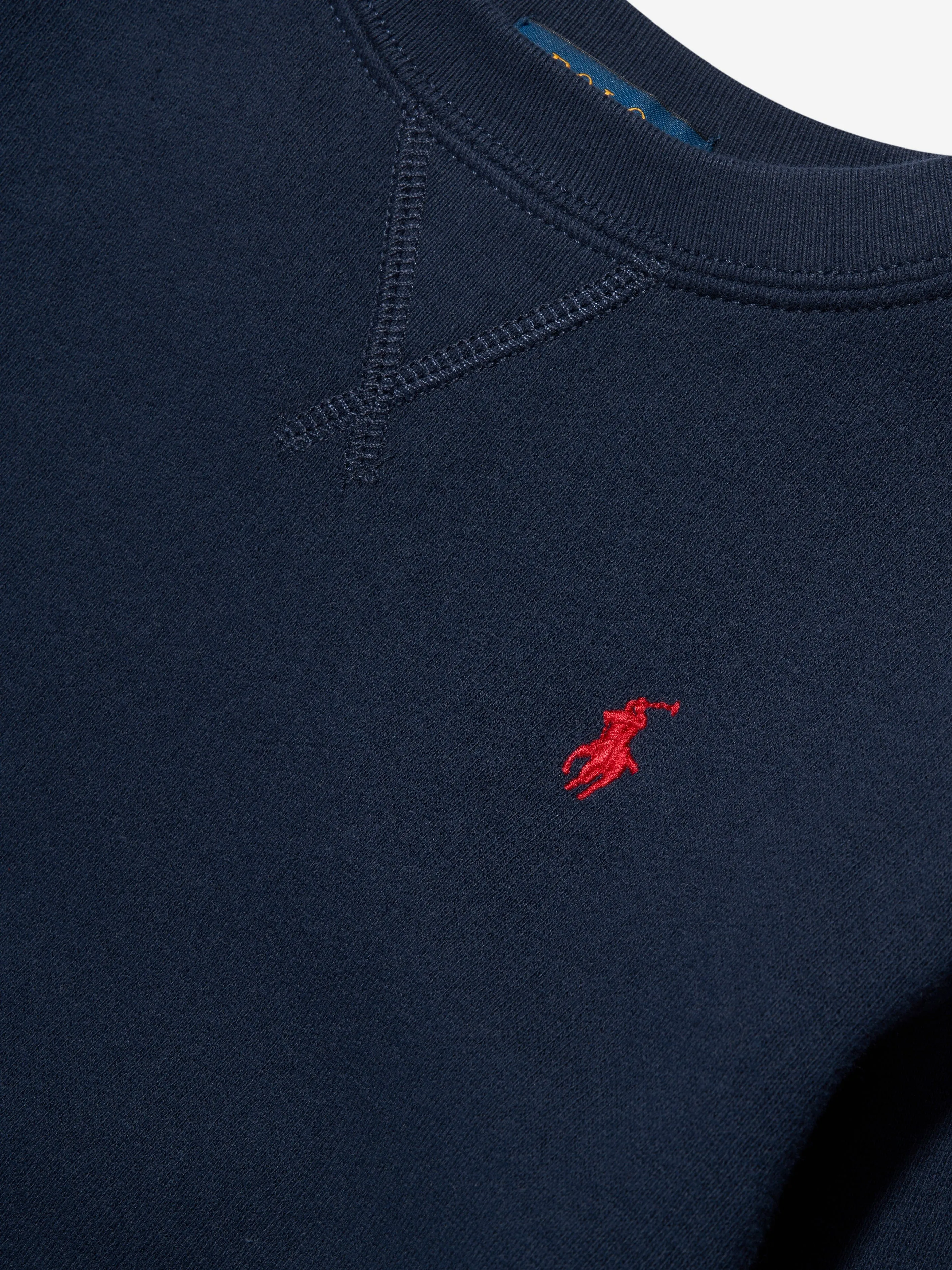 Ralph Lauren Boys Logo Sweatshirt in Navy