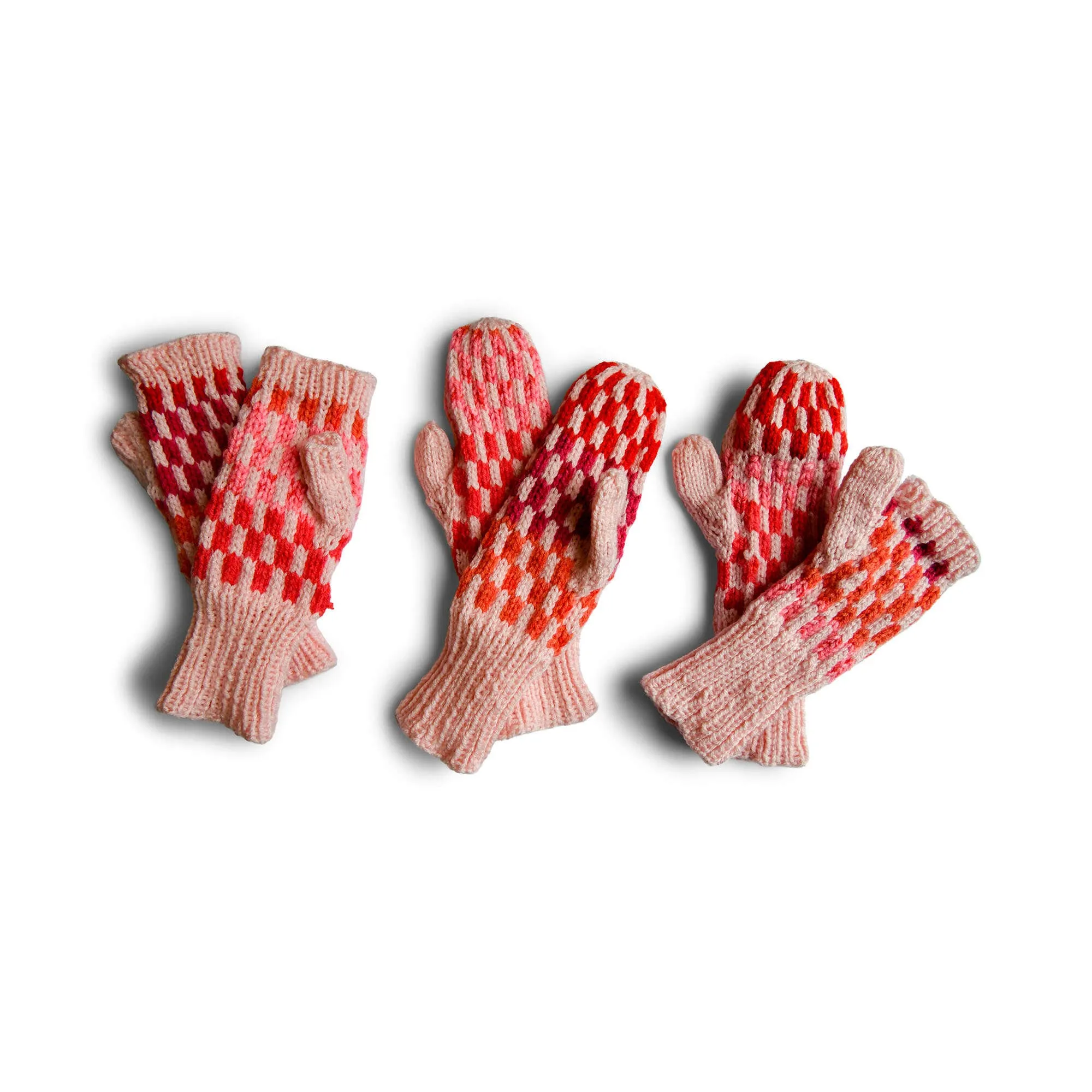 Red Heart 3 In 1 Knit Hand Warmers