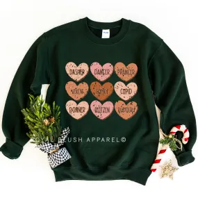 Reindeer Hearts Sweatshirt