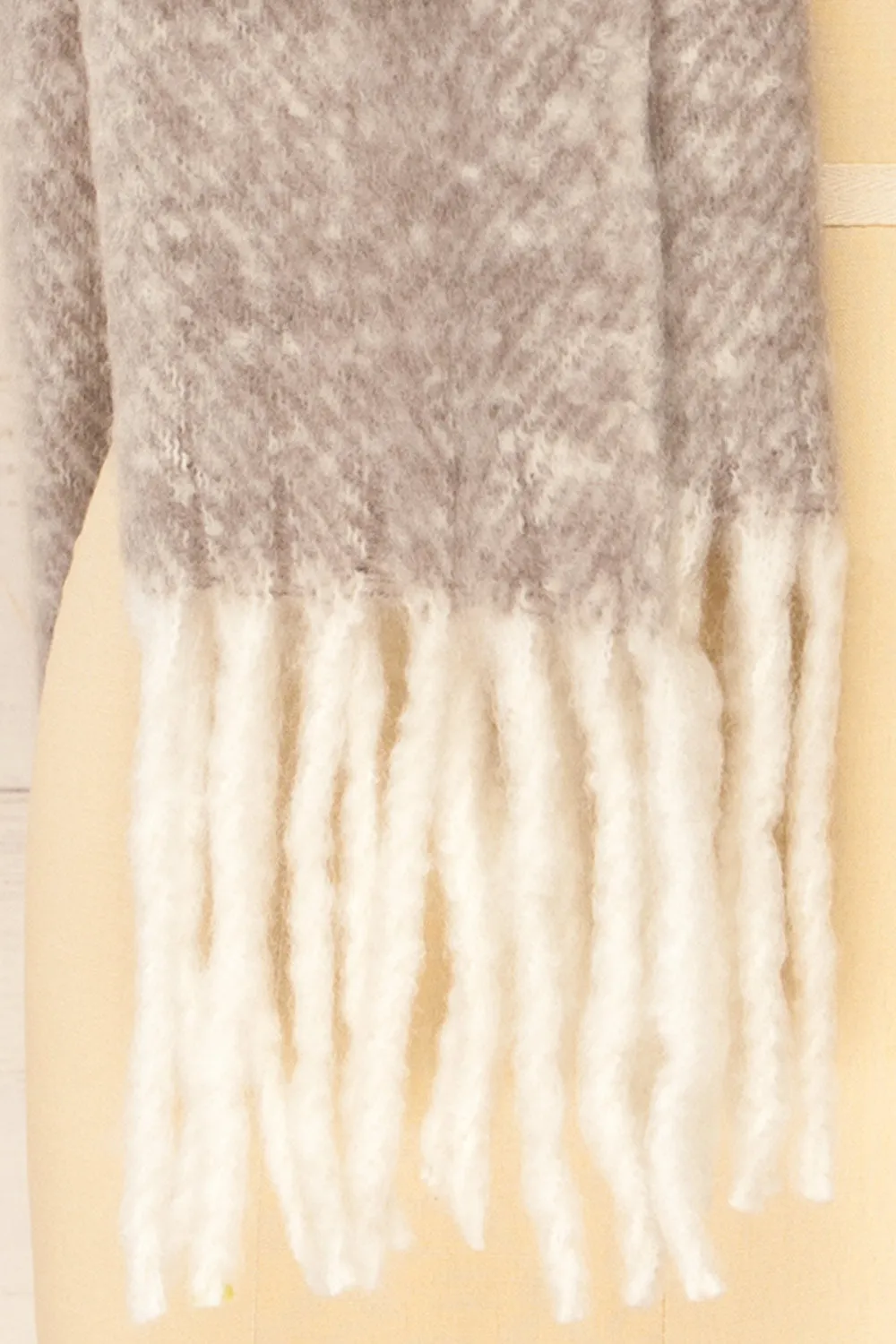 Requi Grey | Oversized Soft Knit Scarf