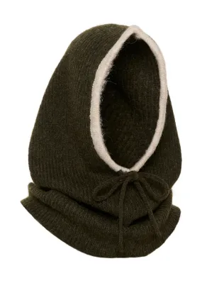 Ribbed Knit Balaclava | Forest