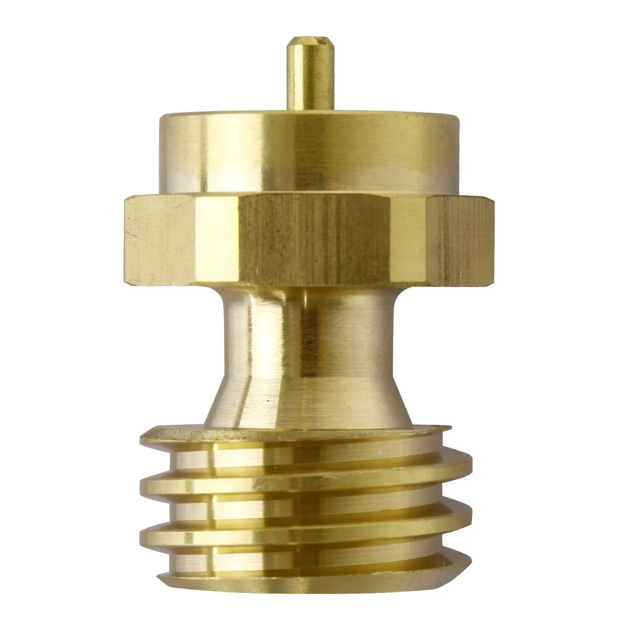 Ridgeyard Brass 1 Pound Propane Tank Connector Propane Refill Adapter Gas Grill Valves Steel Propane Cylinder with Type 1 for All 1 LB Throwaway Disposable Cylinder