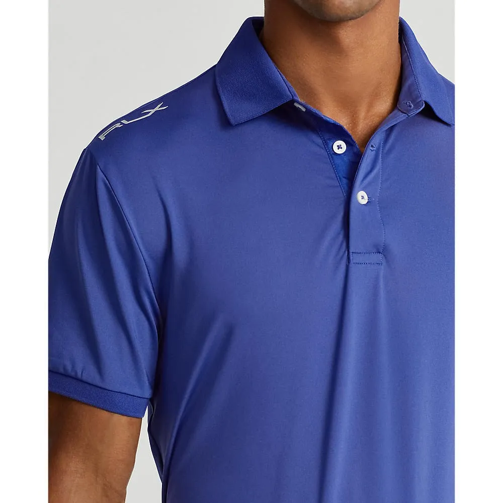 RLX Ralph Lauren Solid Airflow Performance Polo - Royal Navy