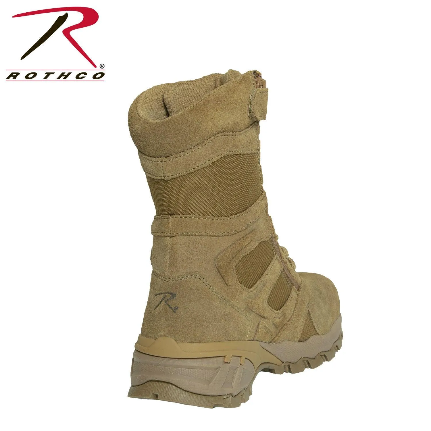 Rothco Forced Entry Tactical Boot With Side Zipper & Composite Toe - 8 Inch