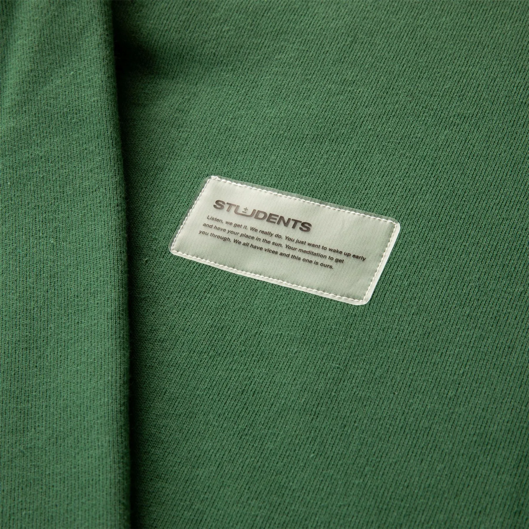 Rules Fleece Crew Sweater Forest - AW24