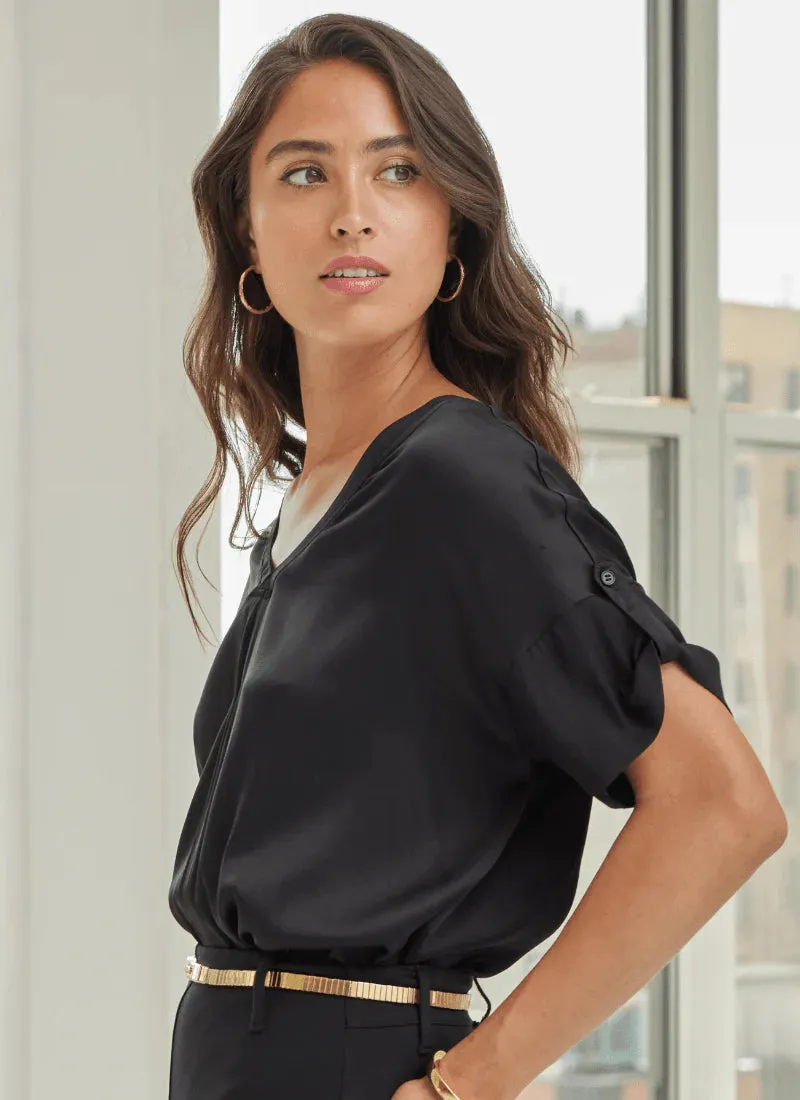 Santorini Top - Black