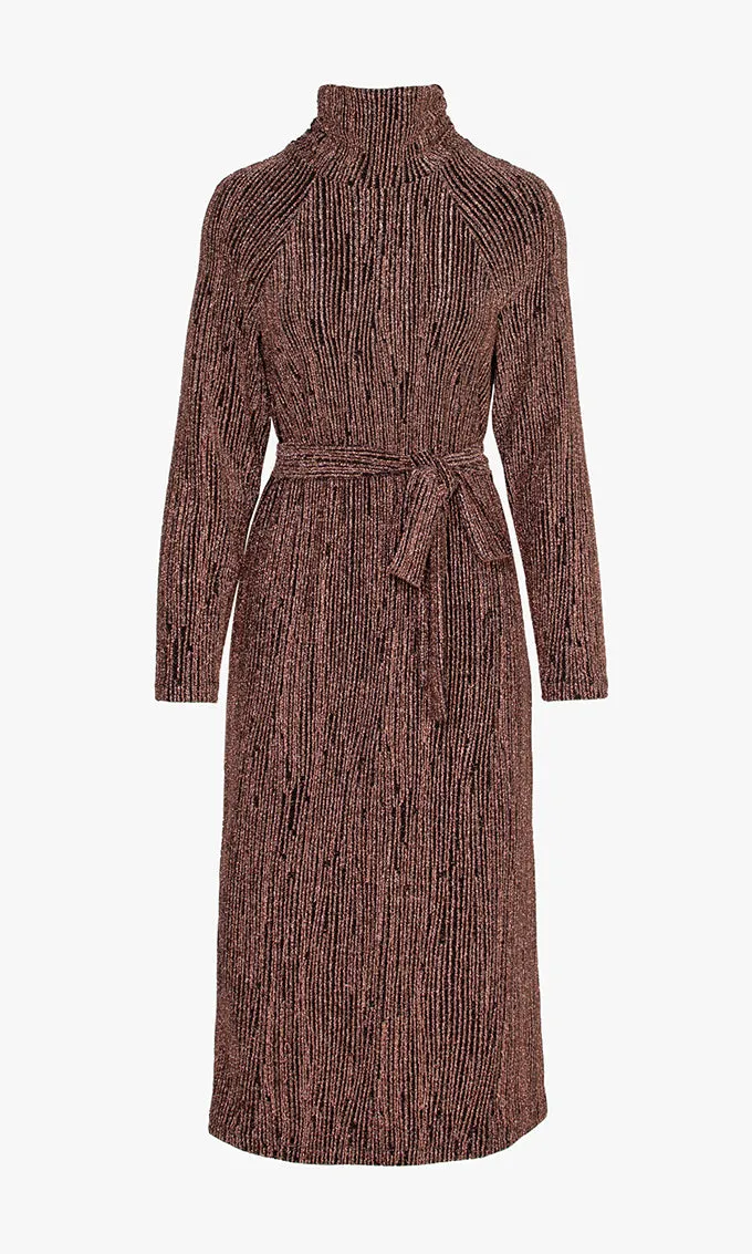 Savanah Lurex Knit Midi Dress - FINAL SALE