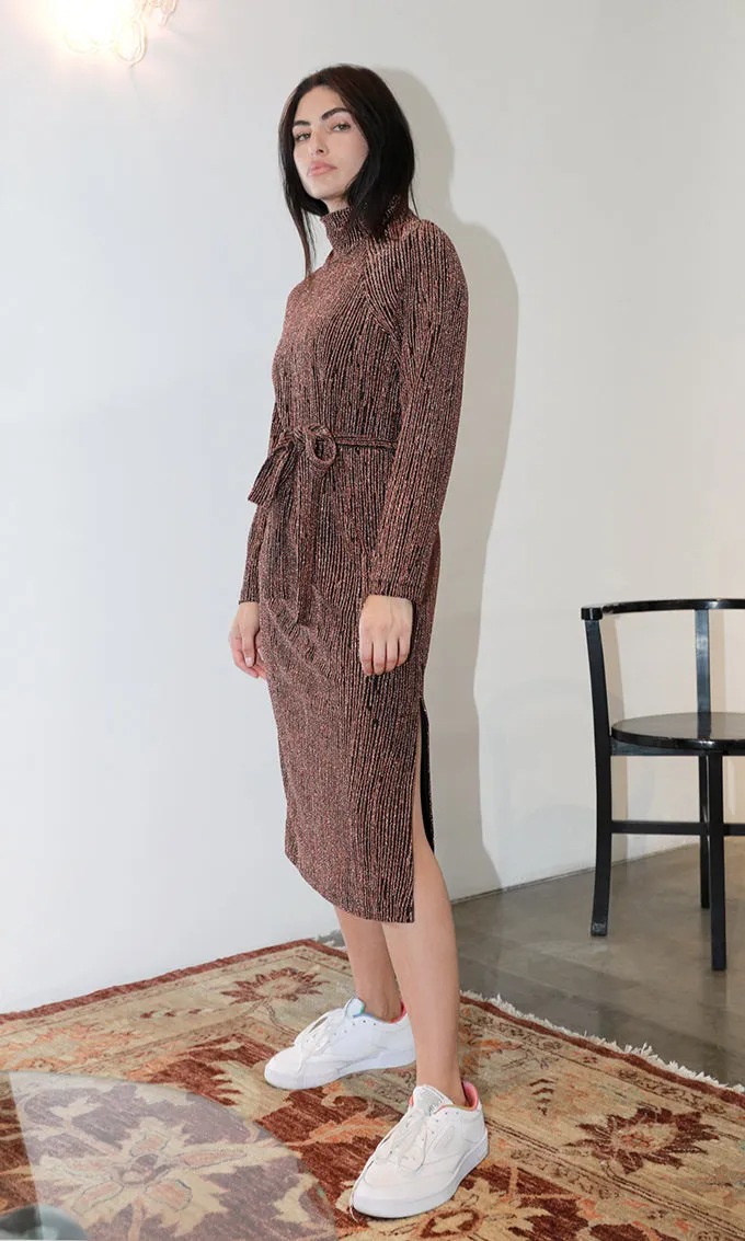 Savanah Lurex Knit Midi Dress - FINAL SALE