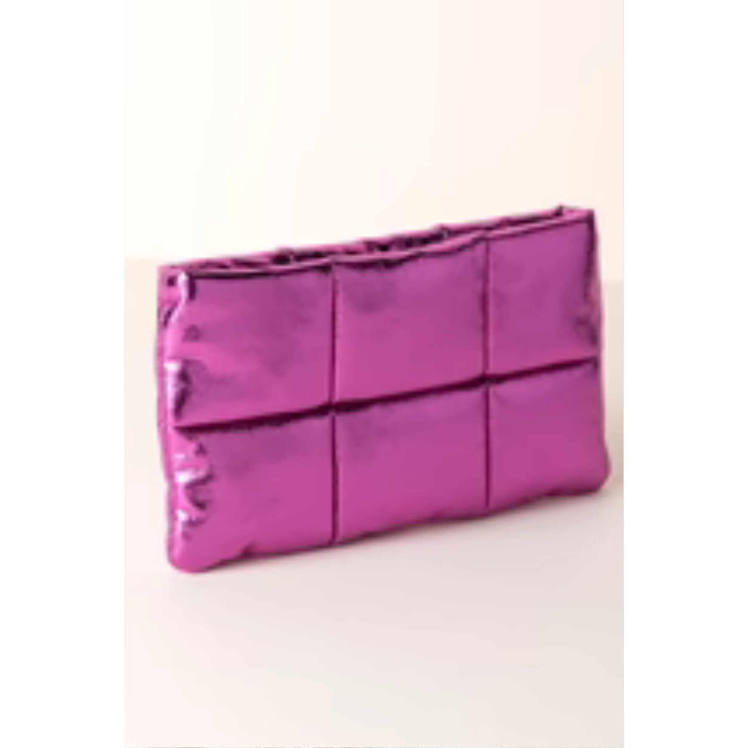 Skyler Metallic Zip Pouch