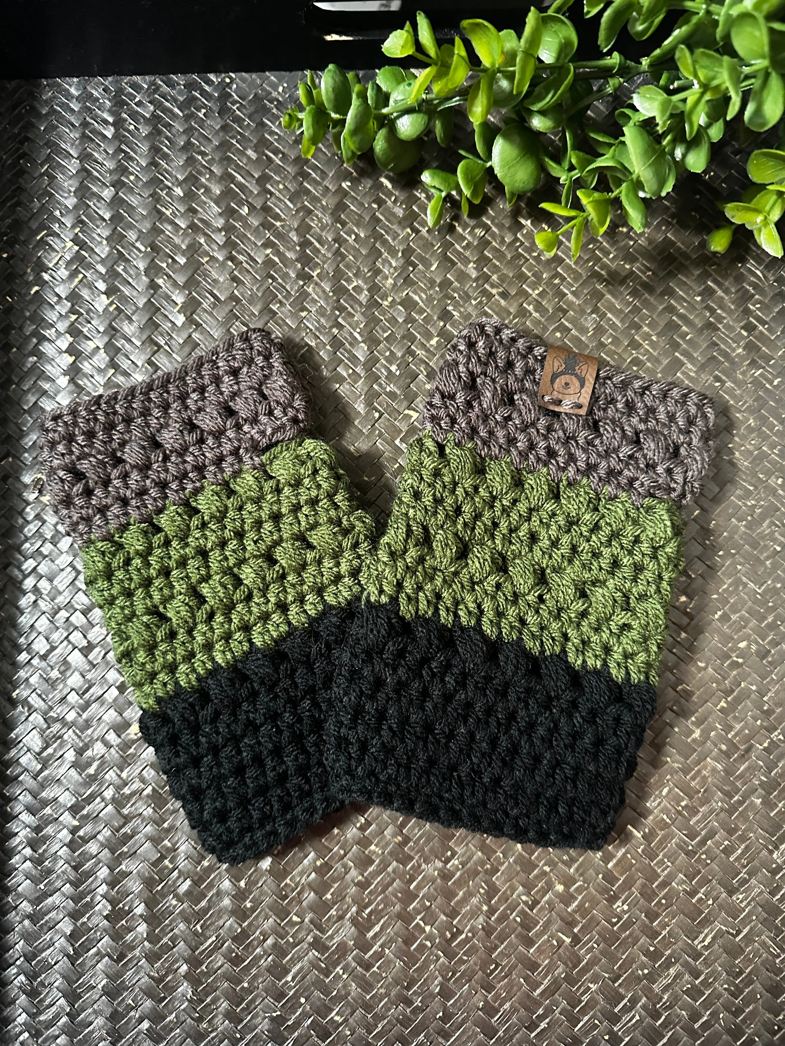 Slytherin Fingerless Gloves