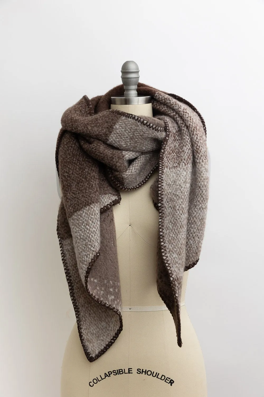 Soft Check Scarf